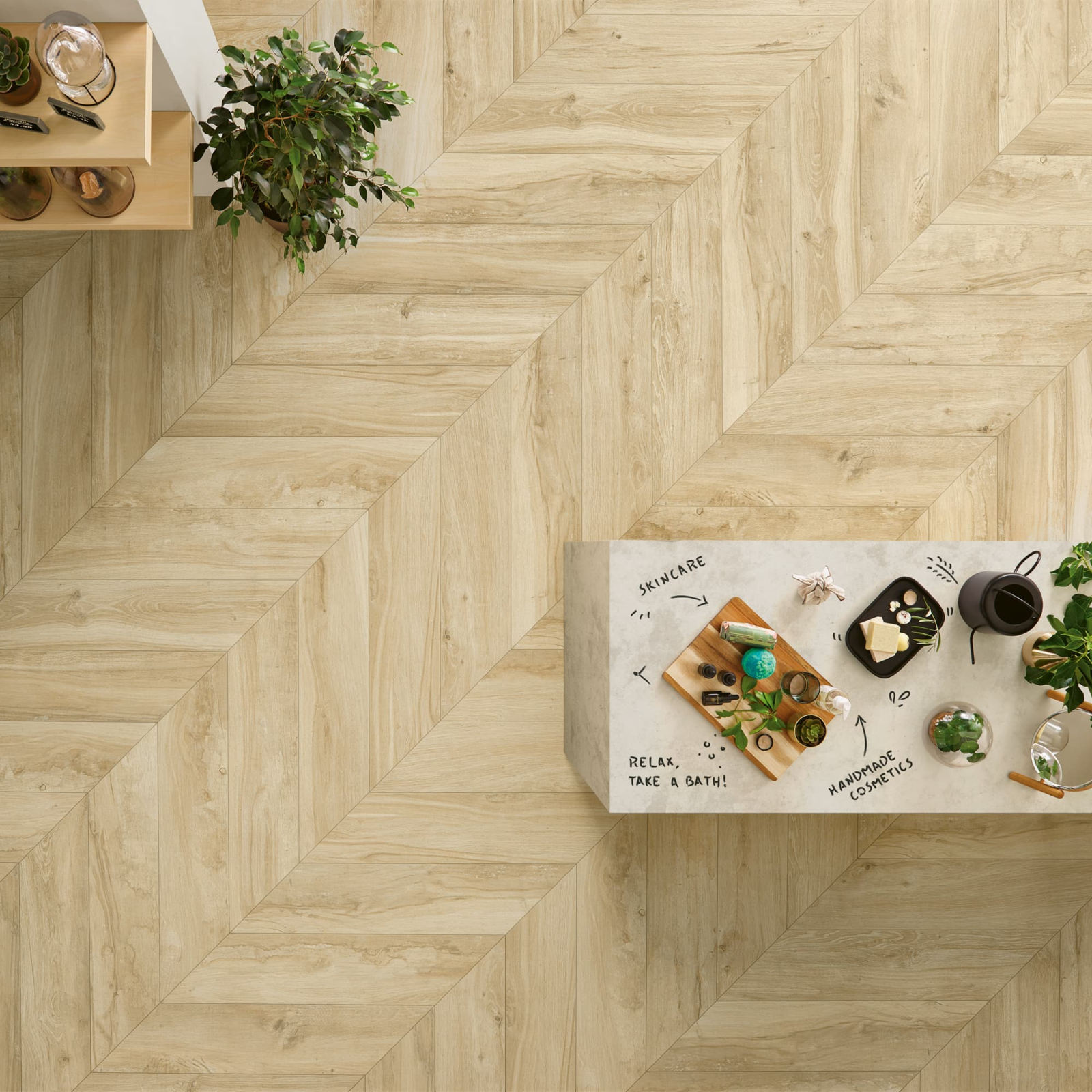 wooden-chevron-light-beige-botanic-shop